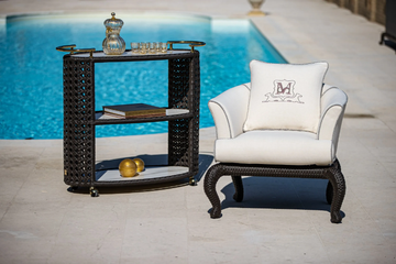 WEZEN - Resin drinks trolley by Samuele Mazza Outdoor - view 3